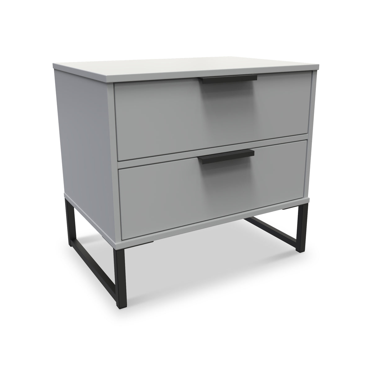 Hudson 2 Drawer Bedside Table from Roseland Furniture