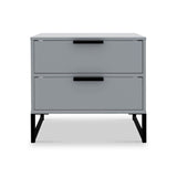 Hudson 2 Drawer Bedside Table from Roseland Furniture