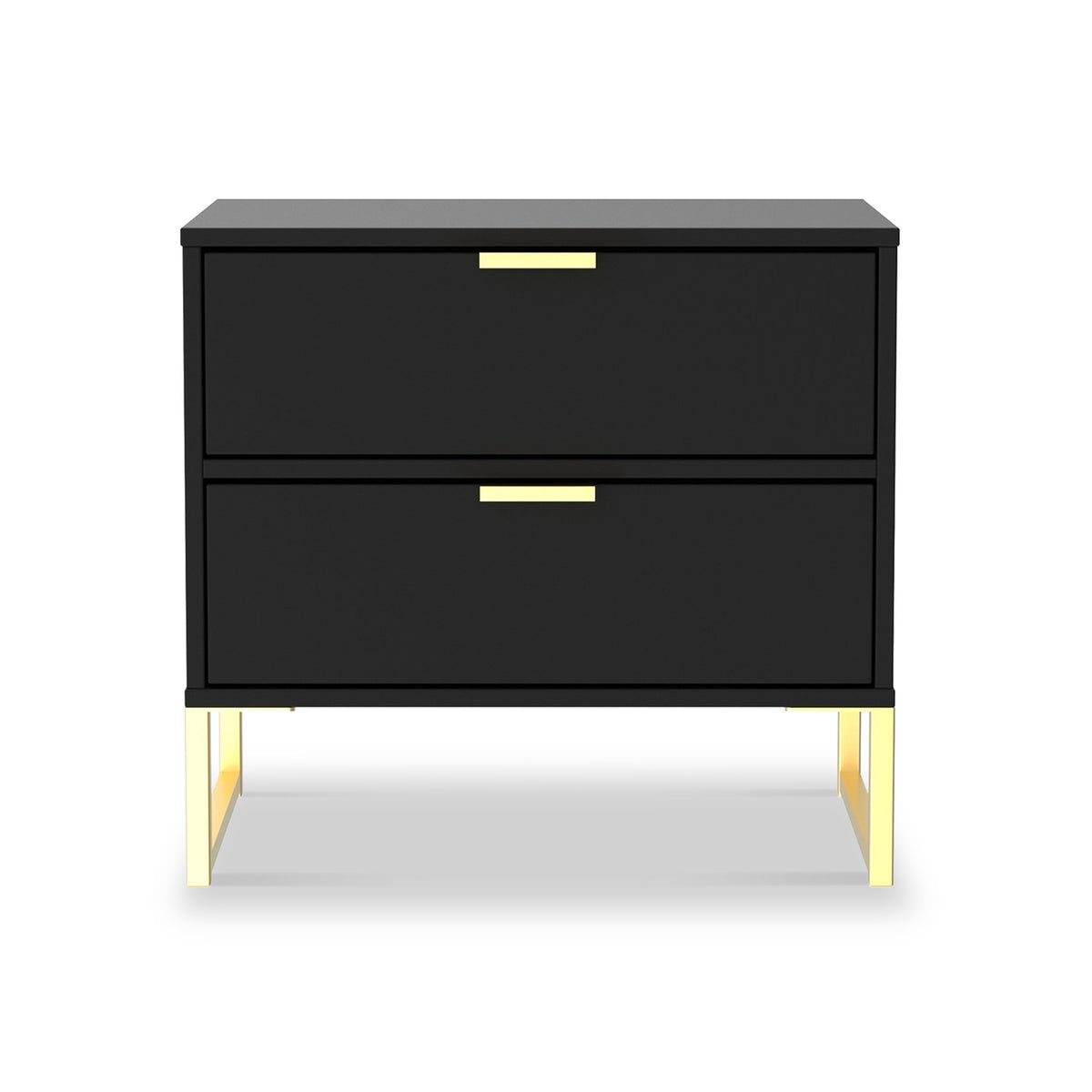 Hudson 2 Drawer Bedside Table from Roseland Furniture