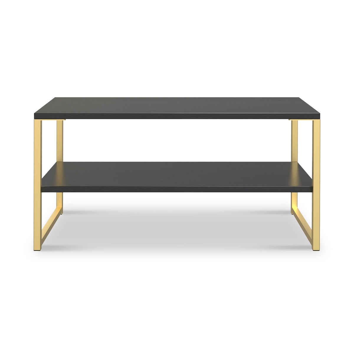 Hudson Black and Gold Coffee Table from Roseland Furniture