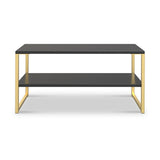 Hudson Black and Gold Coffee Table from Roseland Furniture