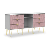 Geo 6 Drawer Sideboard from Roseland Furniture