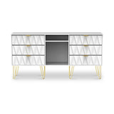 Geo 6 Drawer Sideboard from Roseland Furniture