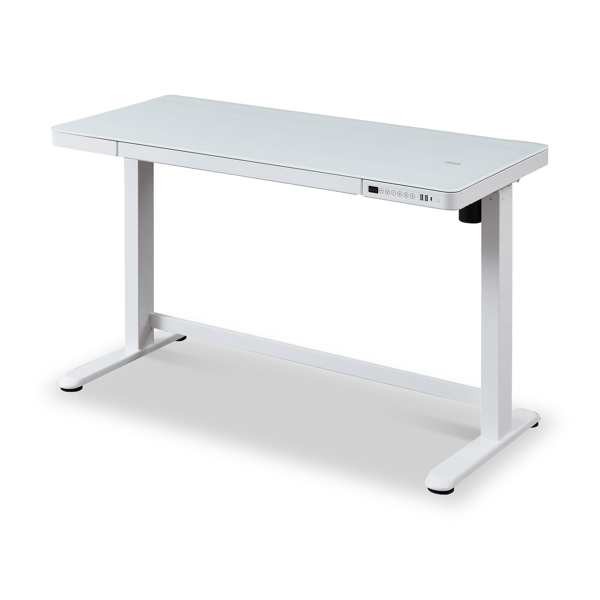 Juno Standing Desk White from Roseland Furniture