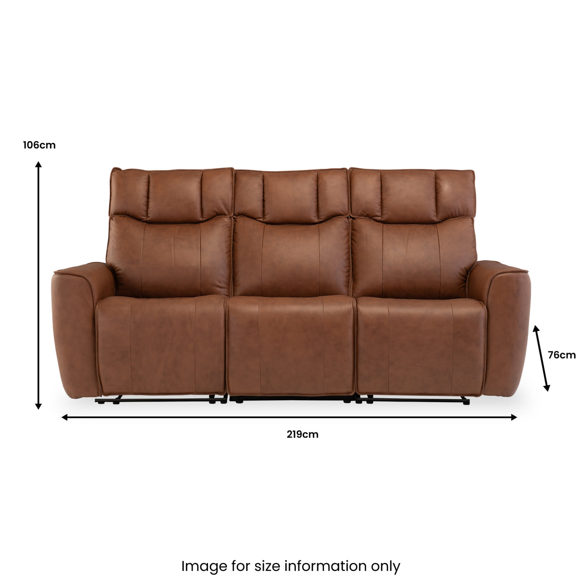 Eira-Leather-3-Seater-Electric-Recliner-Sofa from Roseland Furniture