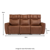 Eira-Leather-3-Seater-Electric-Recliner-Sofa from Roseland Furniture