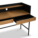 Koble Otto Smart Desk Oak and Black with Wireless Charging