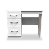 Killgarth White 3 Drawer Dressing Table by Roseland Furniture