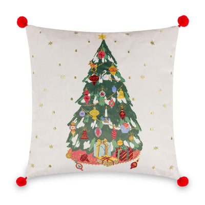 Deck the Halls Tree 43cm Cushion