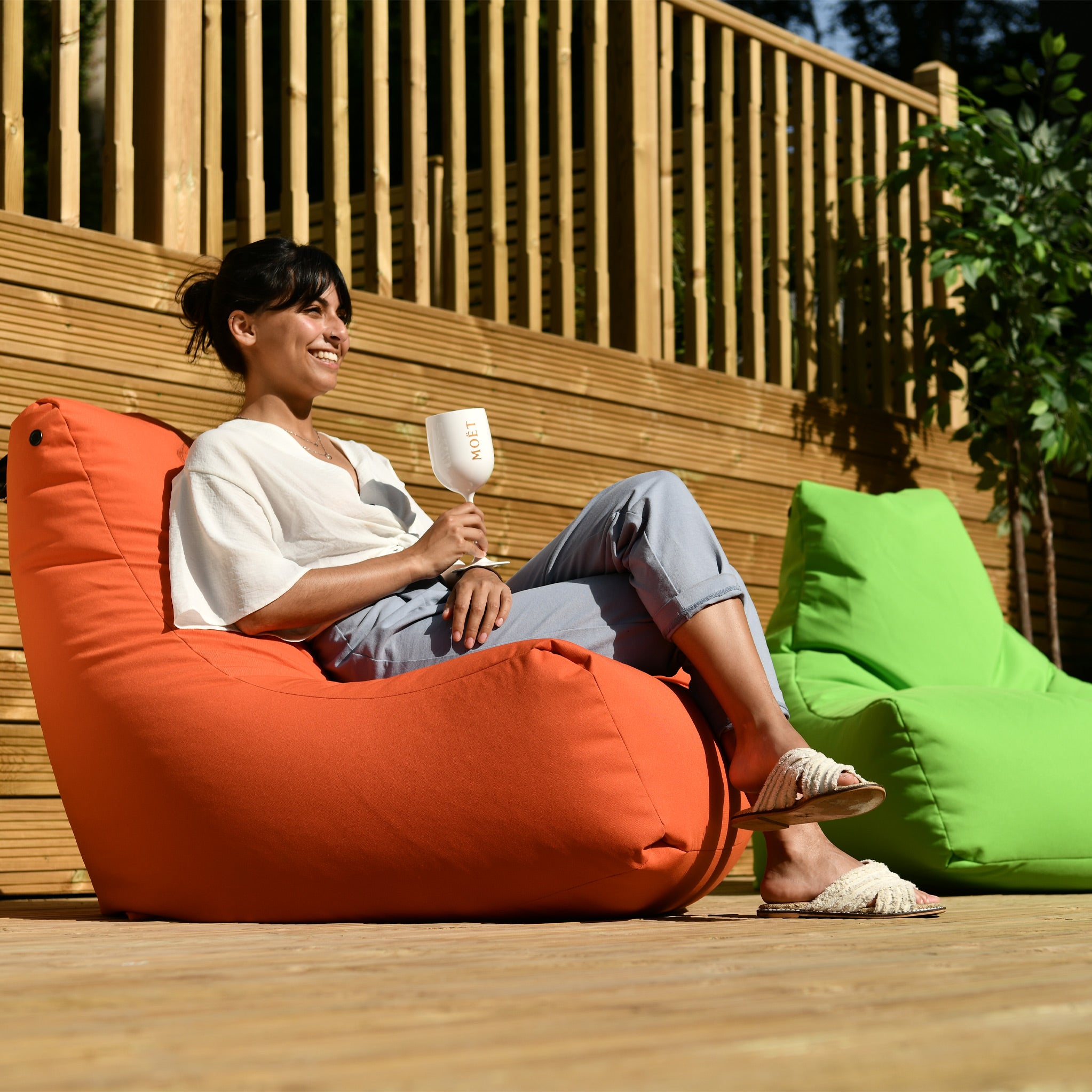Happers outdoor bean bags for gardens and terraces