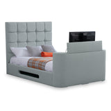 Hawkins Faux Linen TV Bed in Duck Egg by Roseland Furniture