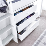 Daltrey White Single Mid Sleeper Bed