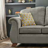 Ashwood-3-seater-sofa-ochre-cushions-grey from Roseland Furniture