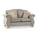 Ashwood-2-seater-sofa-ochre-cushions Grey from Roseland Furniture