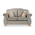 Ashwood-2-seater-sofa-ochre-cushions Grey from Roseland Furniture