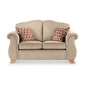 Ashwood-2-seater-sofa-burnt-orange-cushions Mink from Roseland Furniture