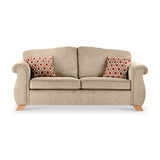 Ashwood-3-seater-sofa-burnt-orange-cushions-mink from Roseland Furniture