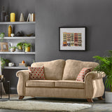 Ashwood-3-seater-sofa-burnt-orange-cushions-mink from Roseland Furniture