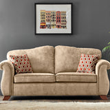 Ashwood-3-seater-sofa-burnt-orange-cushions-mink from Roseland Furniture