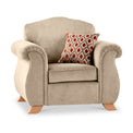 Ashwood-armchair-burnt-orange-cushions-mink from Roseland Furniture