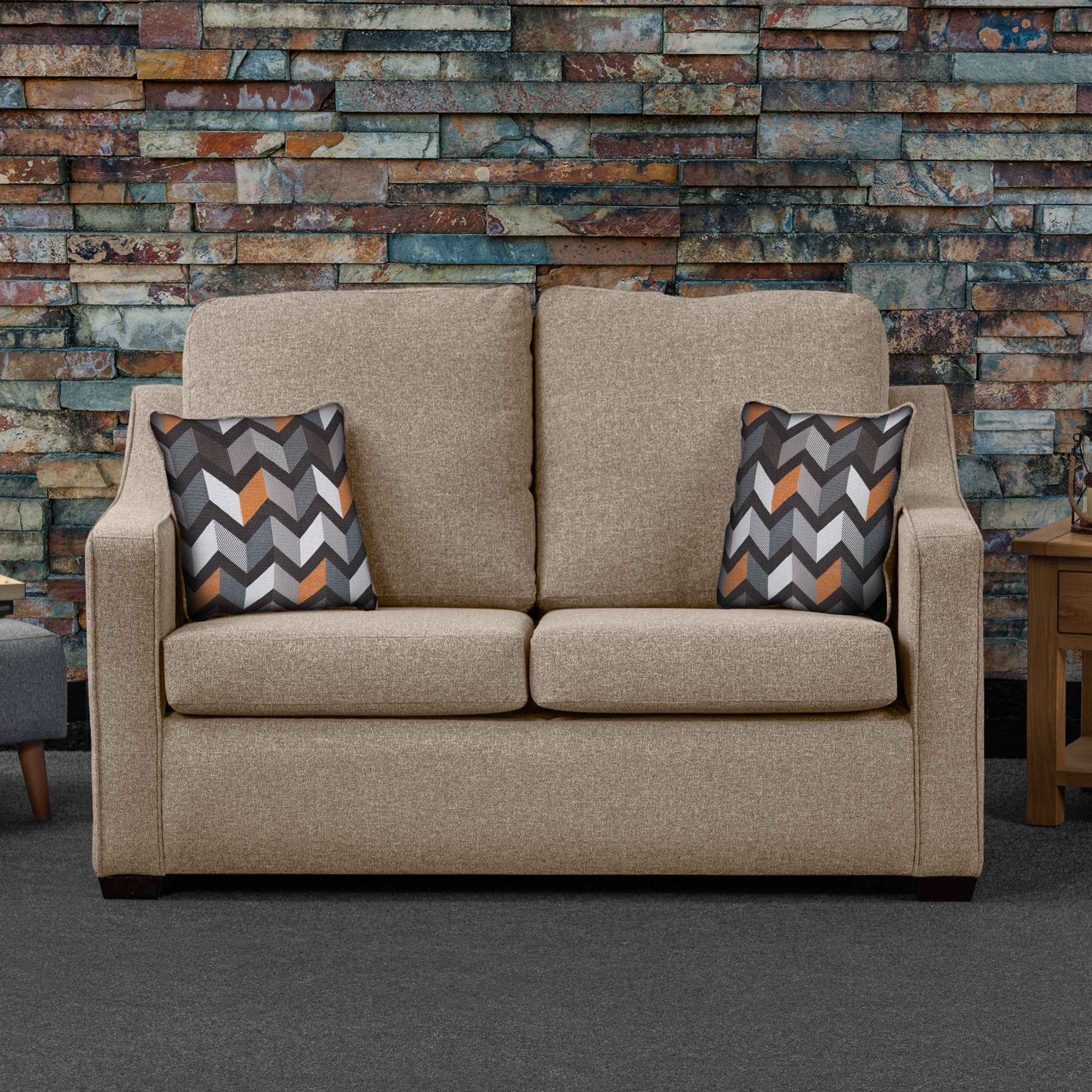 Brick store loveseat recliner