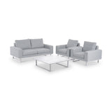 Maze Ethos Lead Chine 2 Seat Outdoor Sofa Set from Roseland Furniture