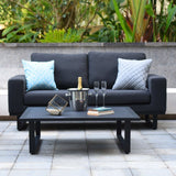 Maze Ethos Charcoal 2 Seat Outdoor Sofa Set from Roseland Furniture