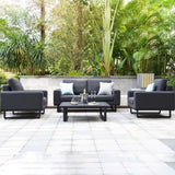 Maze Ethos Charcoal 2 Seat Outdoor Sofa Set from Roseland Furniture