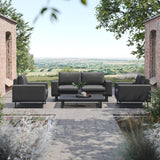 Maze Ethos Charcoal 2 Seat Outdoor Sofa Set from Roseland Furniture