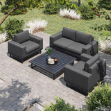 Maze Ethos Charcoal 2 Seat Outdoor Sofa Set from Roseland Furniture