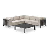 Maze Ibiza Small Outdoor Corner Sofa Set With Square Table