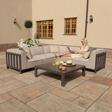 Maze Ibiza Small Outdoor Corner Sofa Set With Square Table