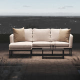 Pulse Oatmeal Outdoor Chaise Sofa Set