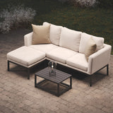 Pulse Oatmeal Outdoor Chaise Sofa Set