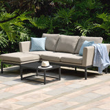 Pulse Oatmeal Outdoor Chaise Sofa Set