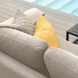 Pulse Oatmeal Outdoor Chaise Sofa Set