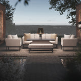 Pulse 3 Seat Outdoor Sofa Dining Set with Rising Table