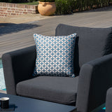 Maze Pulse Charcoal 3 Seat Sofa Outdoor Dining Set with Rising Table