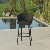 Maze Zen Charcoal Bar Stool