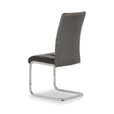 Fiona Grey Velvet Dining Chair