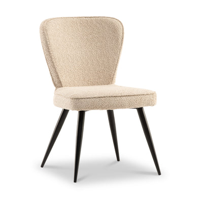 Alva Soft Boucle Dining Chair