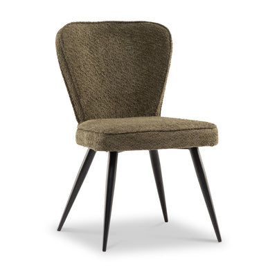 Alva Soft Boucle Dining Chair