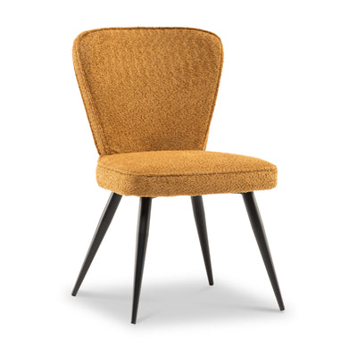 Alva Soft Boucle Dining Chair