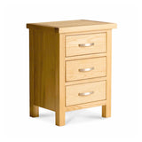 London Oak Bedside Chest by Roseland Furniture