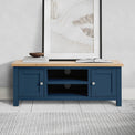 Farrow Navy Blue  Large 120cm TV Unit from Roseland