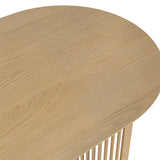 Finch Oval Slatted Dining Table from Roseland Furniture