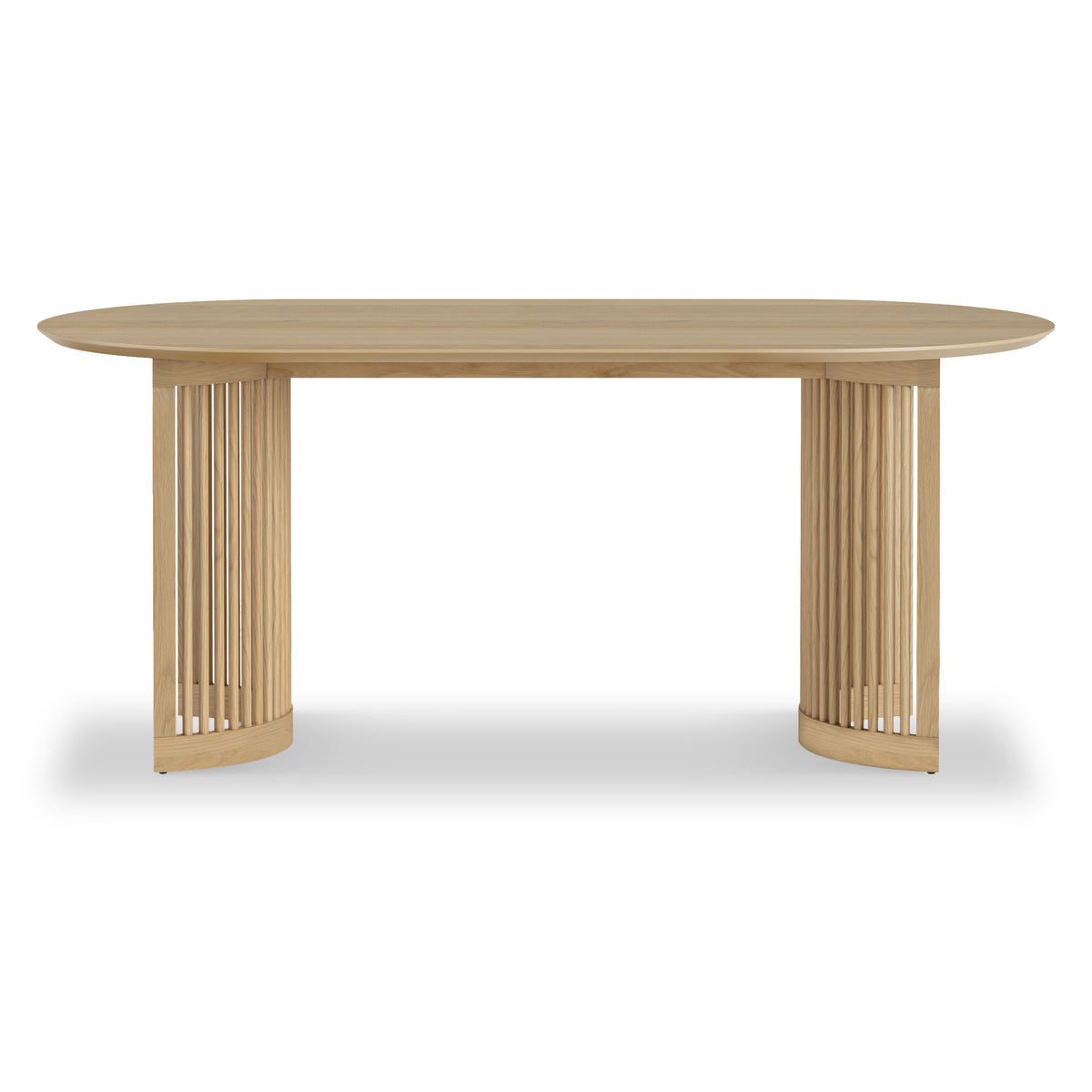 Finch Oval Slatted Dining Table from Roseland Furniture