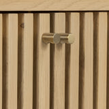 Finch Oval Slatted Storage Bench from Roseland Furniture