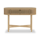 Finch Oval Slatted Console Table  from Roseland Furniture