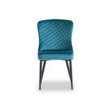 Lloyd Peacock Velvet Dining Chair From Roseland Furniture